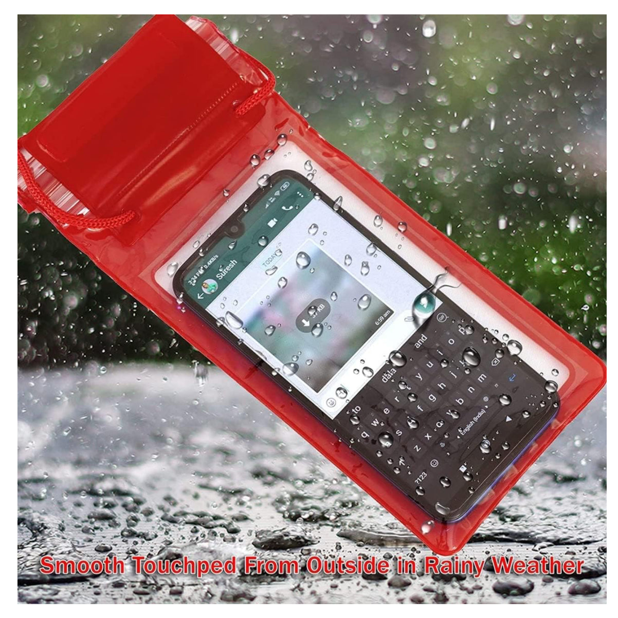 Waterproof Clip Lock Design Mobile Pouch (pack of 3)