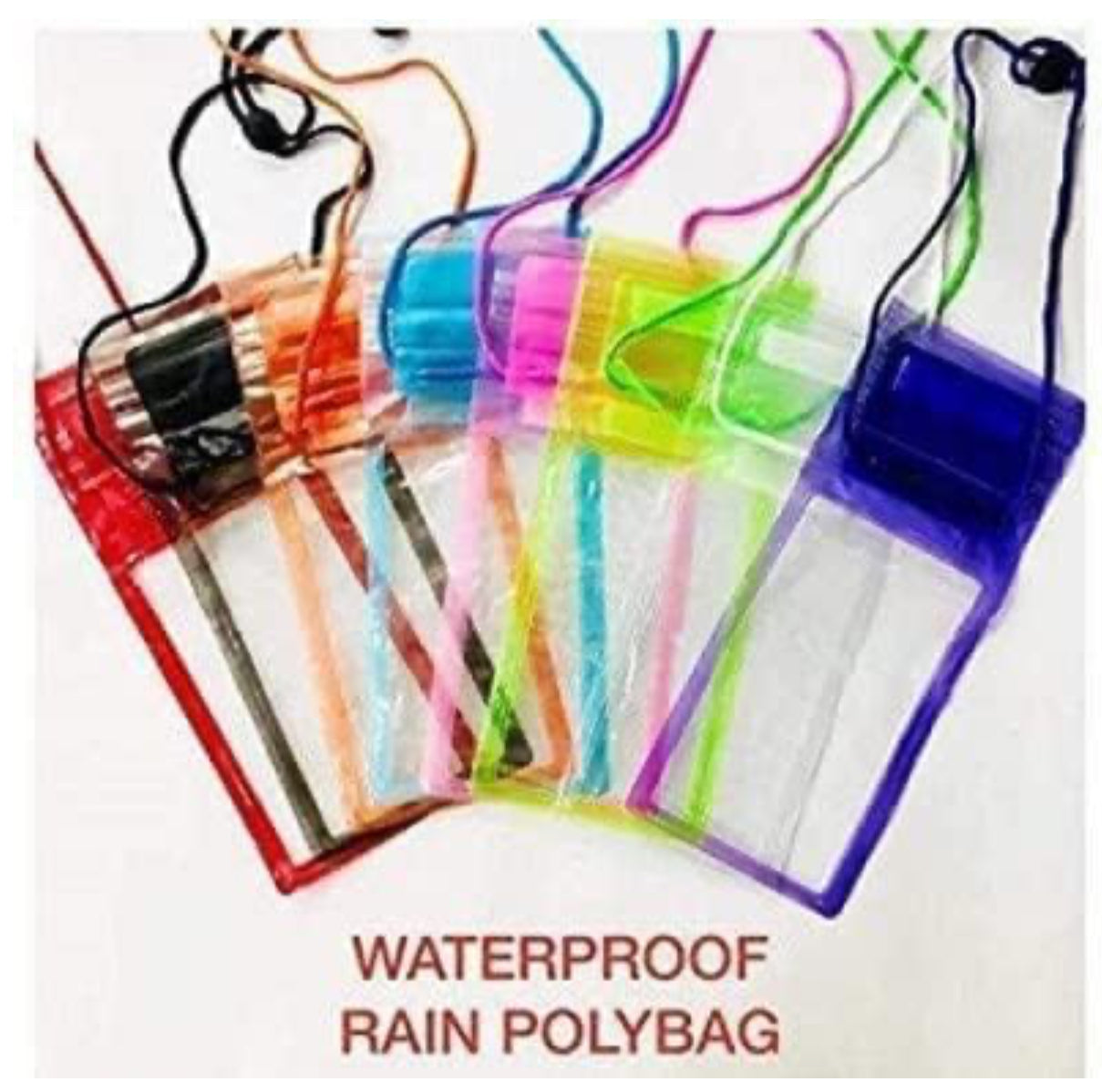 Waterproof Clip Lock Design Mobile Pouch (pack of 3)