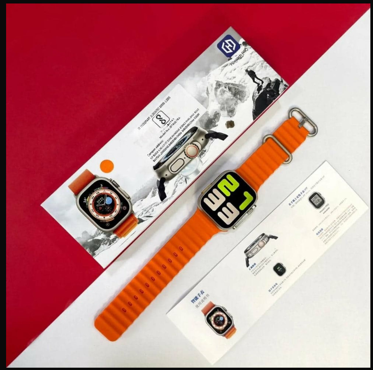 T800 Ultra Smart Watch (ORANGE COLOUR)