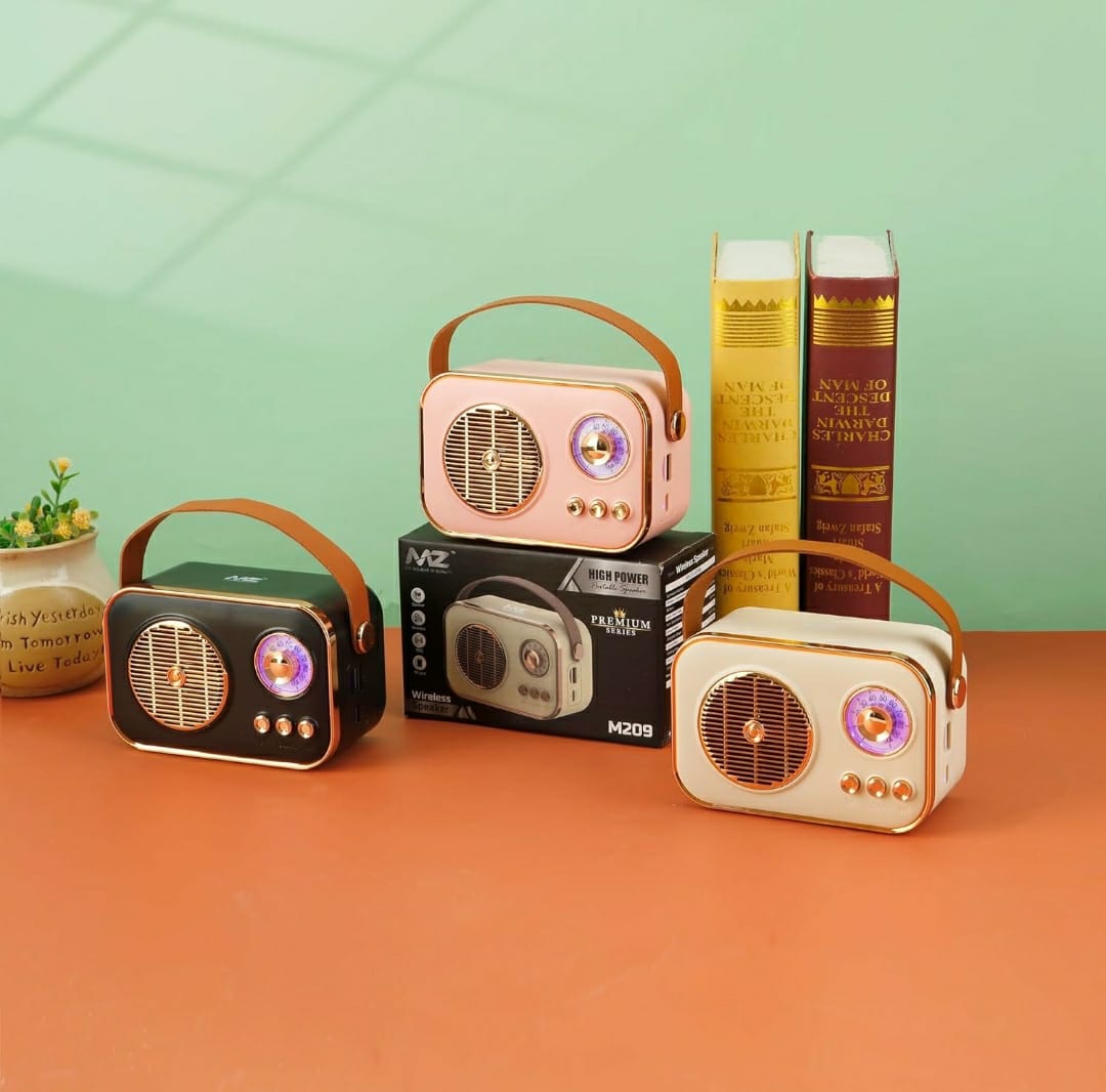 Mz M209 Bluetooth Speaker (1pcs,multicolour)