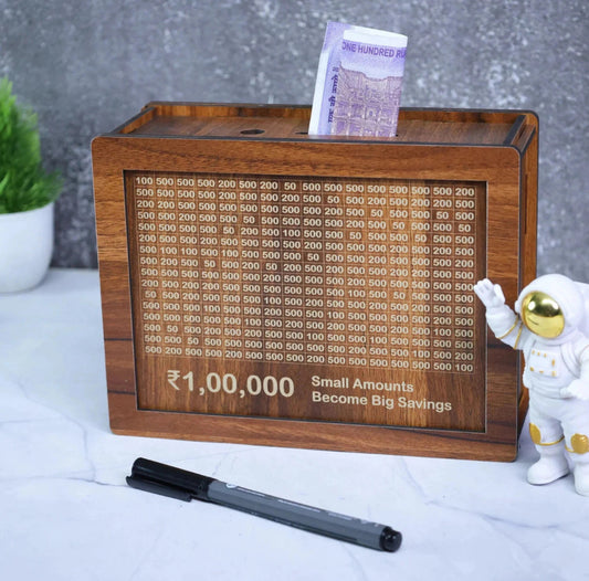 Target 1,00,000 Money Saving Box 💰