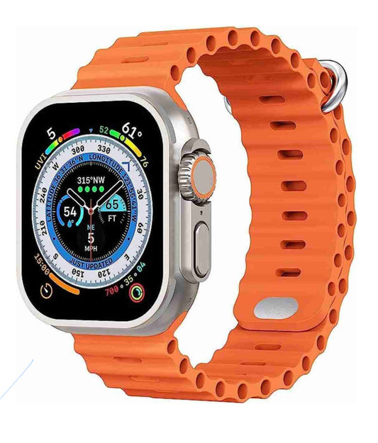 T800 Ultra Smart Watch  (ORANGE COLOUR)